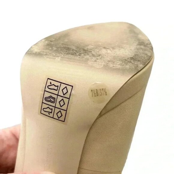 BCGBeneration Pumps Pointy Toe High Heel Platform Stilettos Nude Court Shoes 7 - Picture 11 of 16